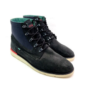 Vans OTW Collection Breton Mens Size 12 Black Suede Lace Up Boots Shoes